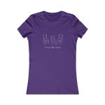 Camiseta mujer Favorite - Morado equipo - Cadiretes