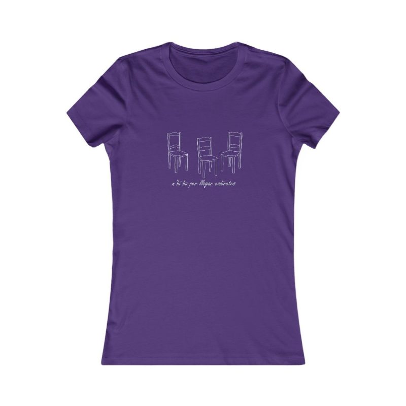 Camiseta mujer Favorite - Morado equipo - Cadiretes