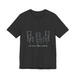 Camiseta jersey manga corta - Gris antracita jaspeado - Cadiretes Camiseta jersey manga corta - Gris antracita jaspeado - Cadiretes