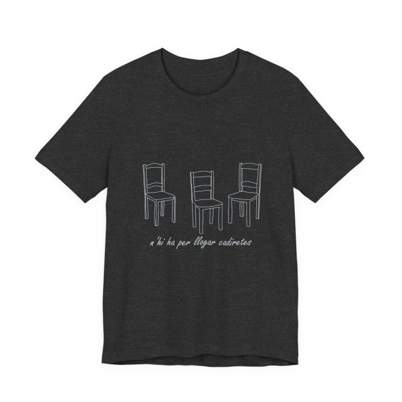 Camiseta jersey manga corta - Gris antracita jaspeado - Cadiretes