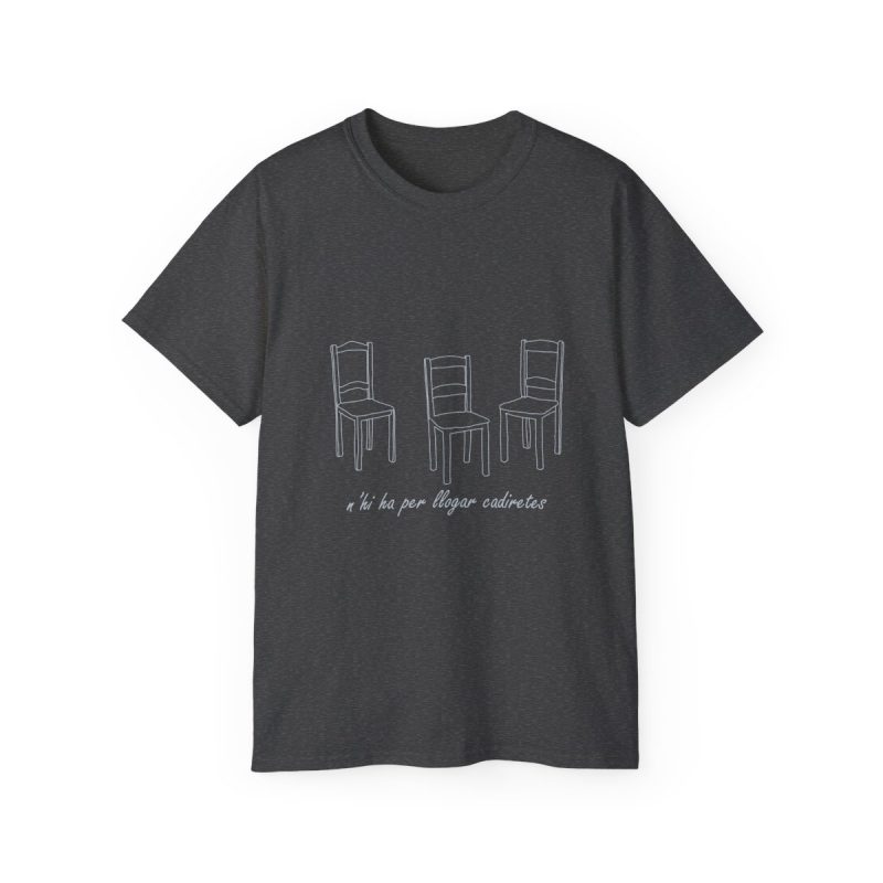 Camiseta ultra algodon - Gris oscuro jaspeado - Cadiretes