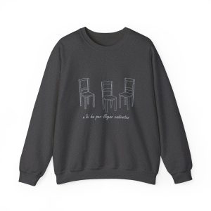 Sudadera cuello redondo - Gris oscuro jaspeado - Cadiretes