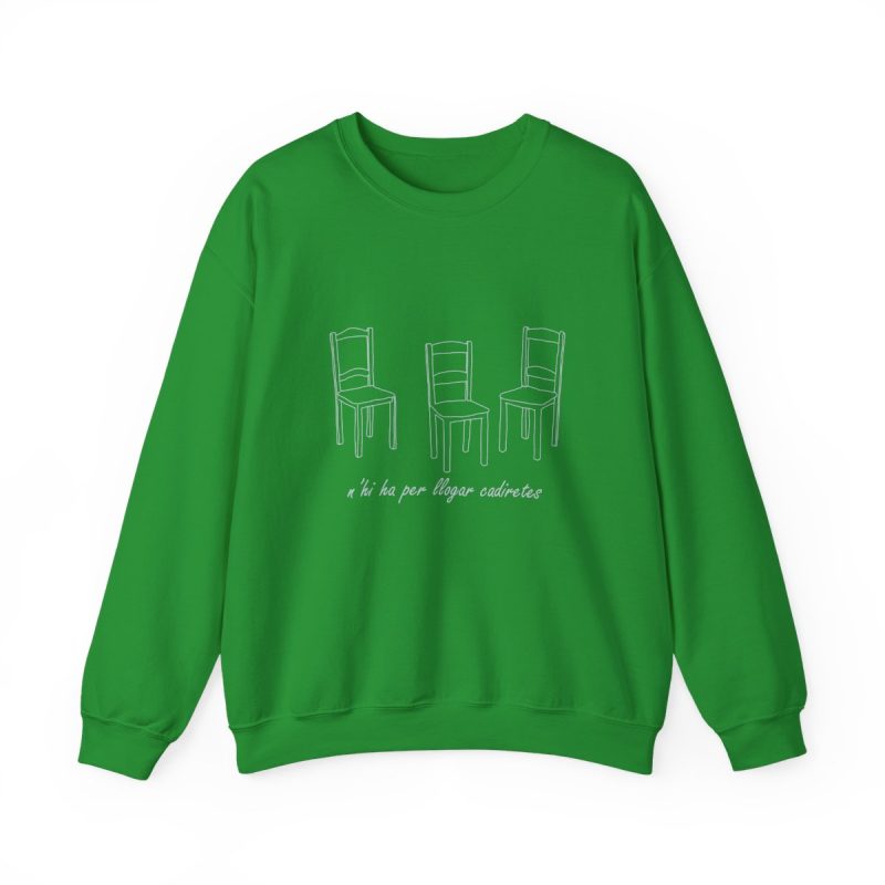 Sudadera cuello redondo - Verde irlandes - Cadiretes