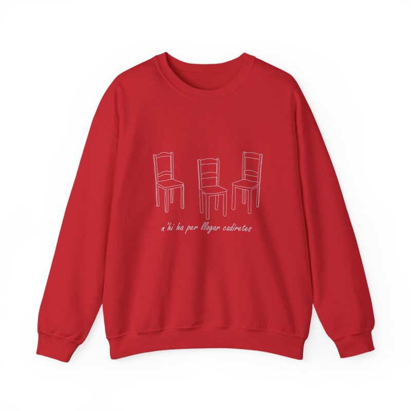 Sudadera cuello redondo - Rojo - Cadiretes