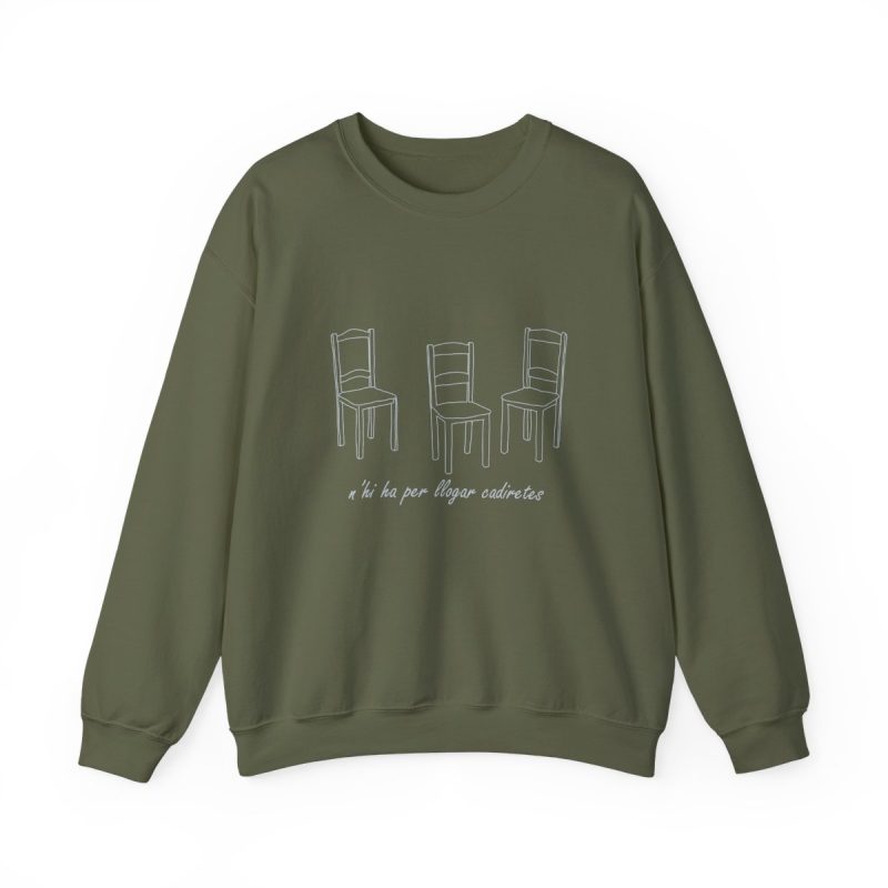 Sudadera cuello redondo - Verde militar - Cadiretes