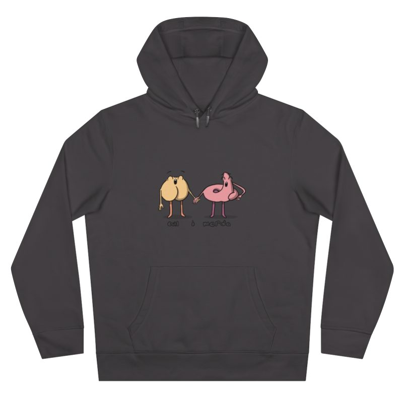 Sudadera con capucha King - Gris asfalto - Cul i merda