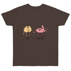 Camiseta punto liso - Marron oso - Cul i merda