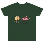Camiseta punto liso - Verde botella - Cul i merda Camiseta punto liso - Verde botella - Cul i merda