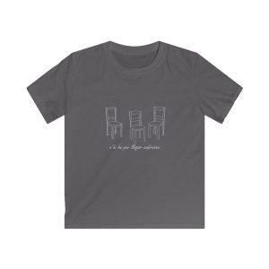 Camiseta infantil Softstyle - Gris marengo - Cadiretes
