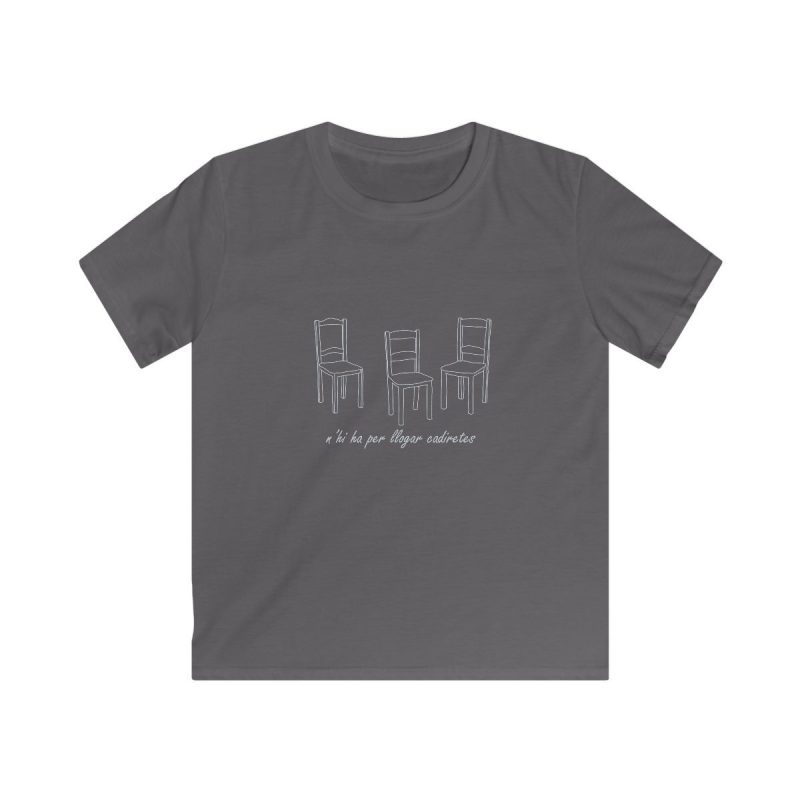 Camiseta infantil Softstyle - Gris marengo - Cadiretes Camiseta infantil Softstyle - Gris marengo - Cadiretes