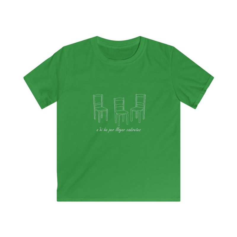 Camiseta infantil Softstyle - Verde irlandes - Cadiretes