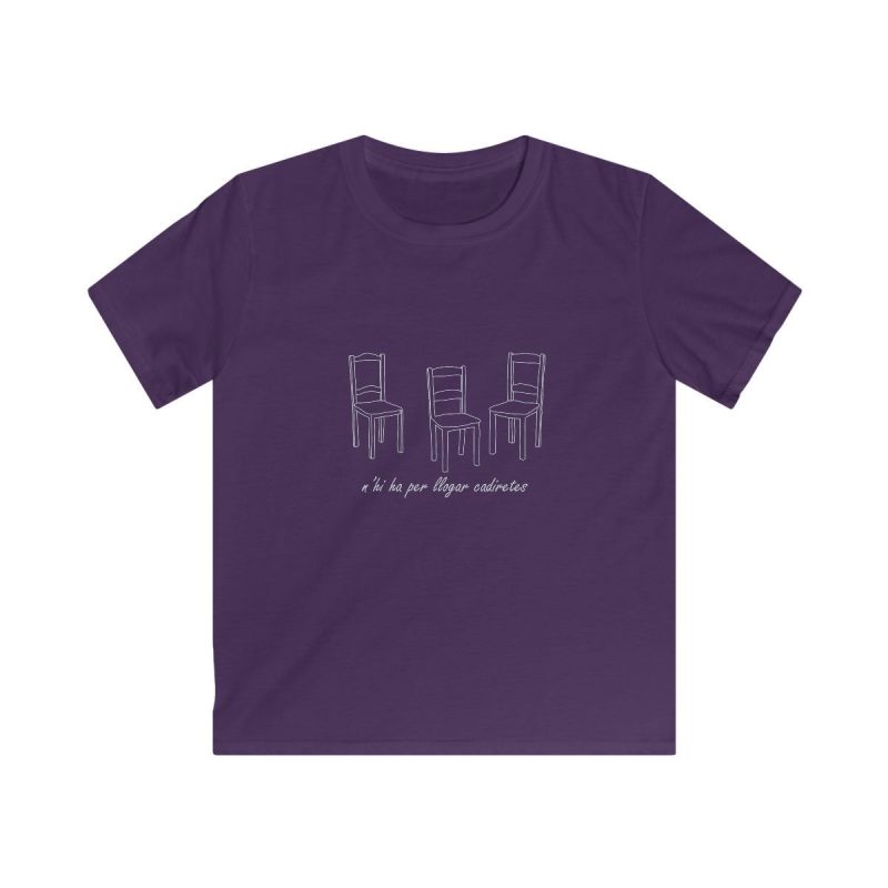 Camiseta infantil Softstyle - Morado - Cadiretes