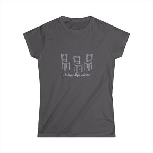 Camiseta mujer Softstyle - Gris marengo - Cadiretes