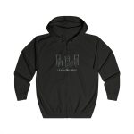 Sudadera con capucha y cremallera - Negro azabache - Cadiretes Sudadera con capucha y cremallera - Negro azabache - Cadiretes