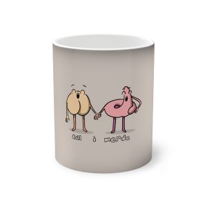 Taza magica que cambia de color - Negro - Cul i merda