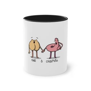 Taza bicolor - Negro - Cul i merda