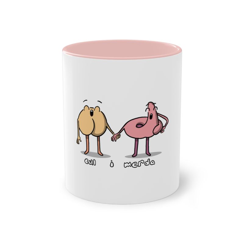 Taza bicolor - Rosa - Cul i merda