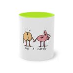 Taza bicolor - Verde claro - Cul i merda Taza bicolor - Verde claro - Cul i merda