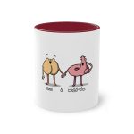 Taza bicolor - Granate - Cul i merda Taza bicolor - Granate - Cul i merda