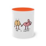 Taza bicolor - Naranja - Cul i merda Taza bicolor - Naranja - Cul i merda