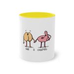 Taza bicolor - Amarillo - Cul i merda Taza bicolor - Amarillo - Cul i merda