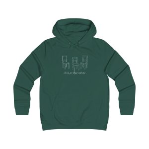 Sudadera universitaria mujer - Verde botella - Cadiretes