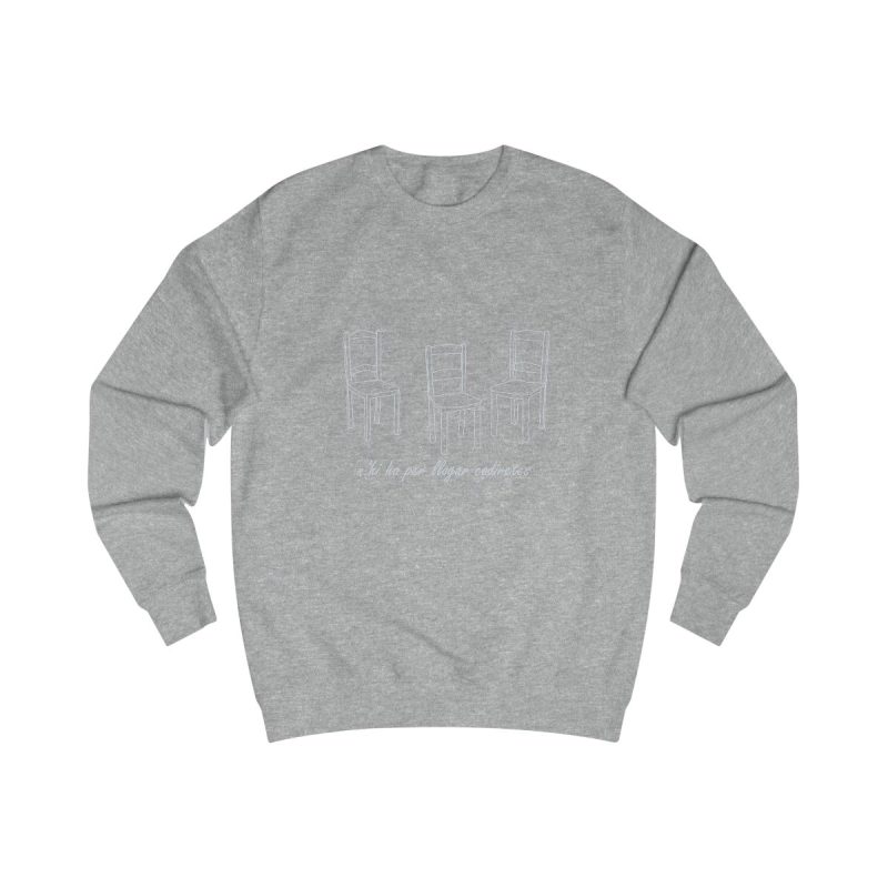 Sudadera clasica - Gris jaspeado claro - Cadiretes