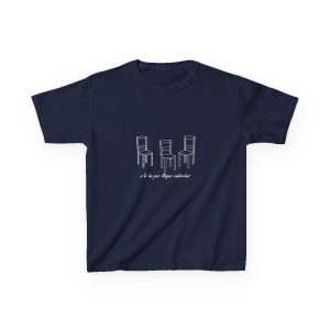 Camiseta infantil algodon grueso - Azul marino - Cadiretes