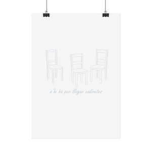 Poster - Cadiretes
