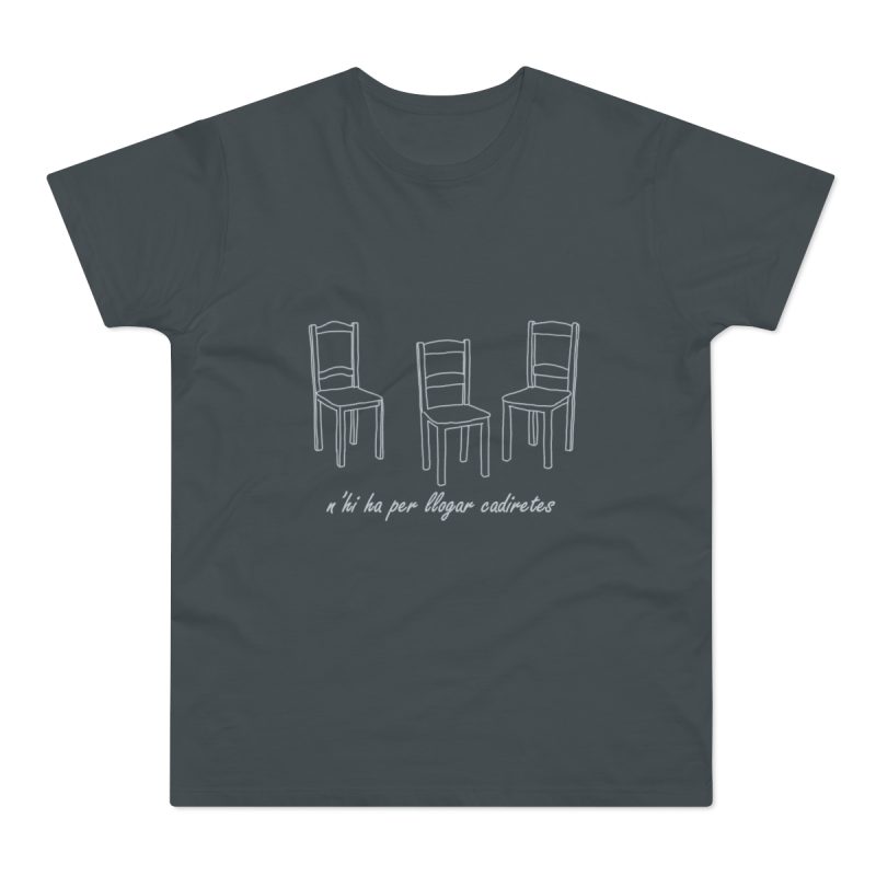 Camiseta hombre punto liso - Gris oscuro - Cadiretes