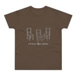 Camiseta hombre punto liso - Marron chocolate - Cadiretes