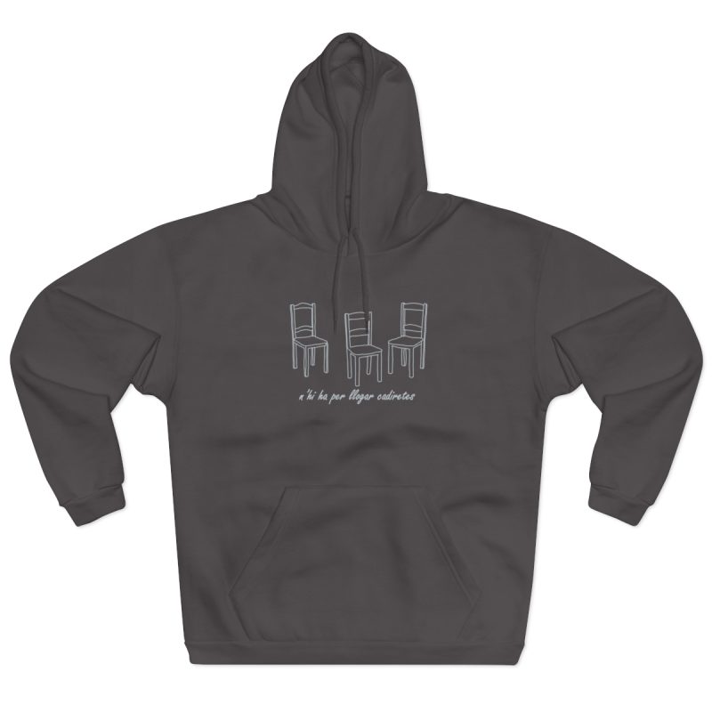 Sudadera con capucha cerrada - Antracita - Cadiretes Sudadera con capucha cerrada - Antracita - Cadiretes