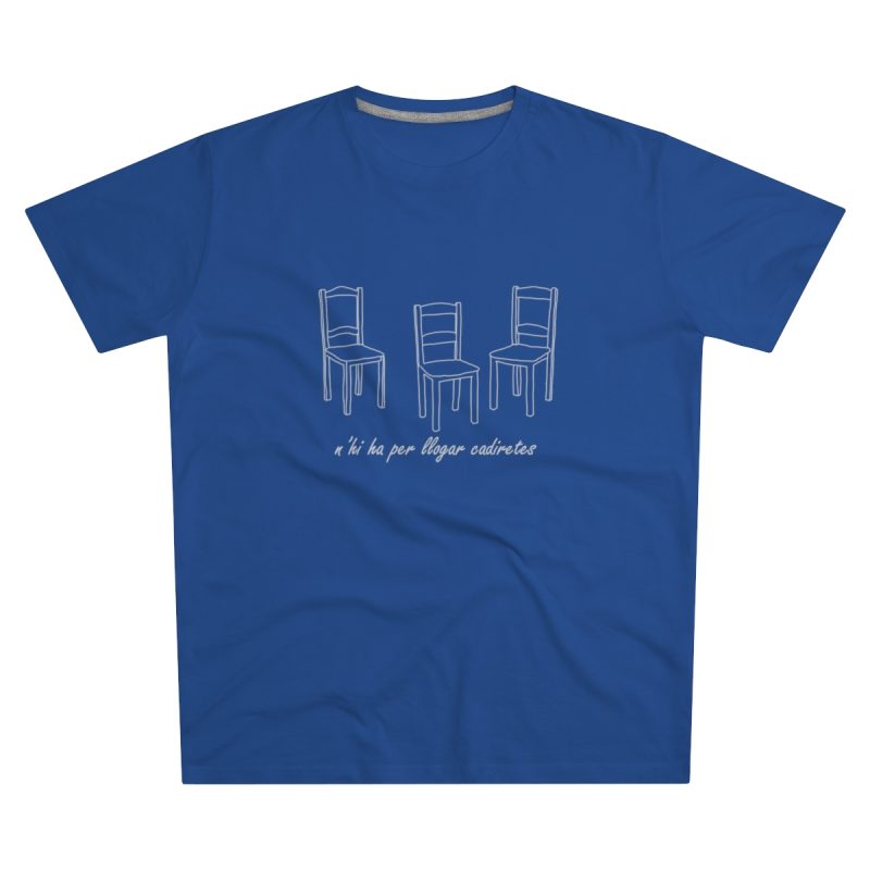 Camiseta hombre corte moderno - Azul royal intenso - Cadiretes