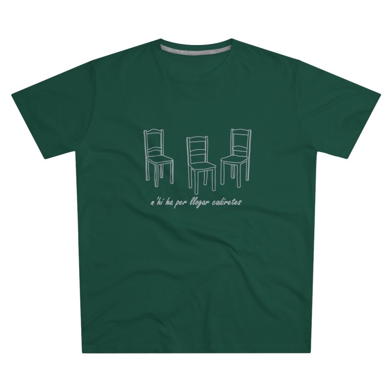 Camiseta hombre corte moderno - Verde botella - Cadiretes