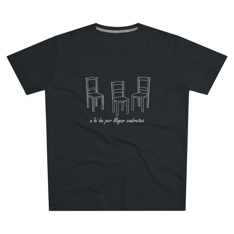 Camiseta hombre corte moderno - Negro intenso - Cadiretes