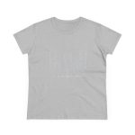 Camiseta mujer algodon medio - Gris deportivo - Cadiretes Camiseta mujer algodon medio - Gris deportivo - Cadiretes