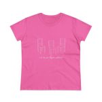 Camiseta mujer algodon medio - Rosa azalea - Cadiretes Camiseta mujer algodon medio - Rosa azalea - Cadiretes