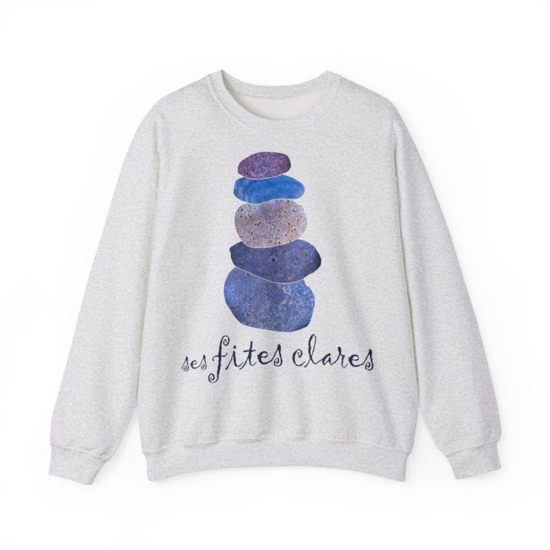 Sudadera cuello redondo - Gris ceniza - Ses fites clares Sudadera cuello redondo - Gris ceniza - Ses fites clares