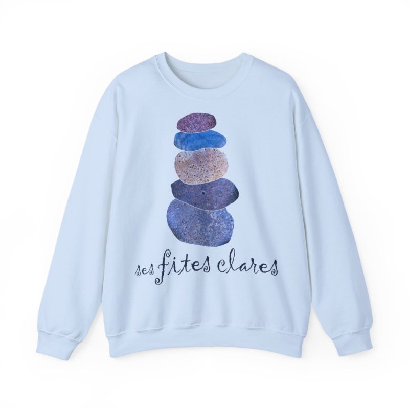 Sudadera cuello redondo - Azul claro - Ses fites clares