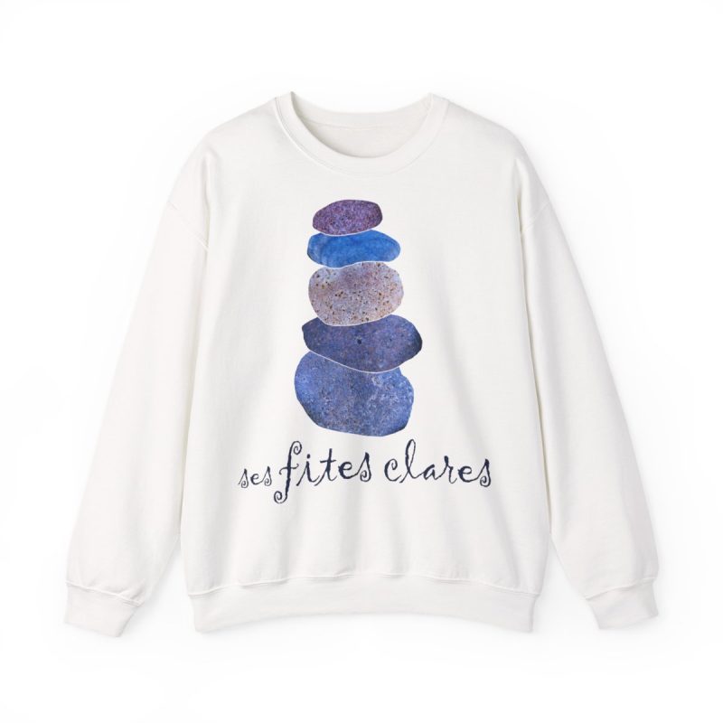 Sudadera cuello redondo - Blanco - Ses fites clares
