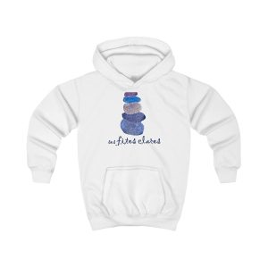 Sudadera con capucha infantil - Blanco artico - Ses fites clares