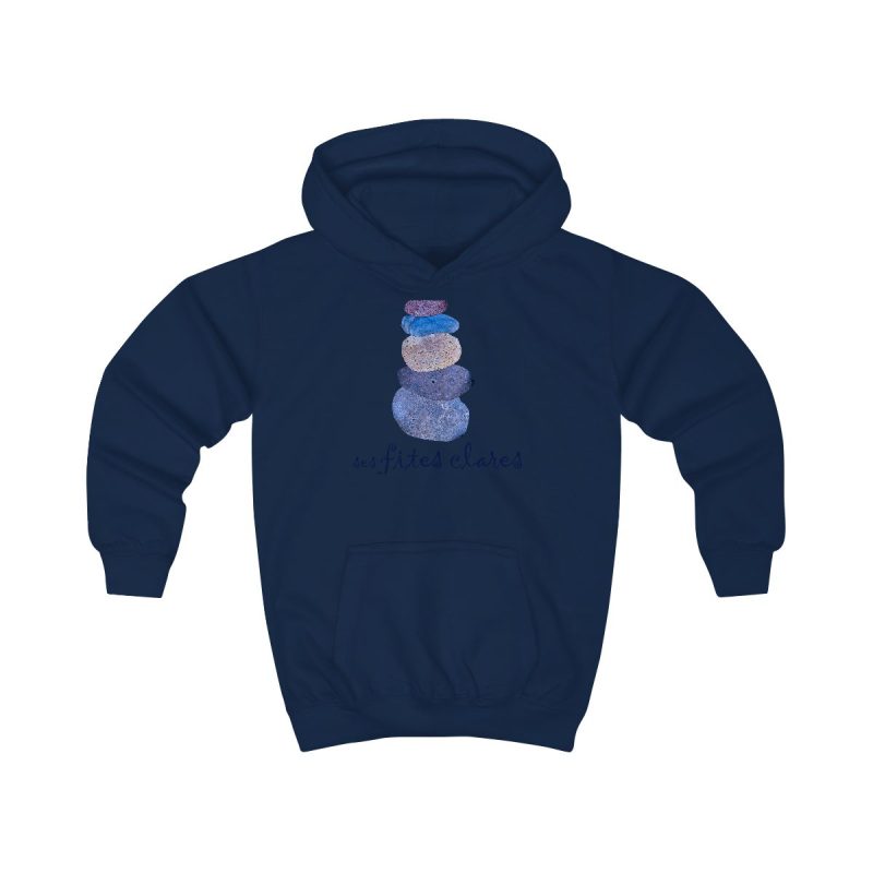Sudadera con capucha infantil - Azul marino Oxford - Ses fites clares