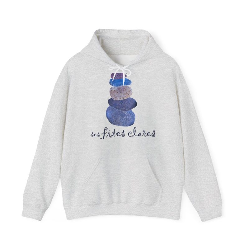 Sudadera con capucha - Gris ceniza - Ses fites clares Sudadera con capucha - Gris ceniza - Ses fites clares