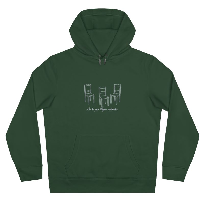 Sudadera con capucha King - Verde botella - Cadiretes Sudadera con capucha King - Verde botella - Cadiretes