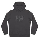 Sudadera con capucha King - Gris asfalto - Cadiretes Sudadera con capucha King - Gris asfalto - Cadiretes