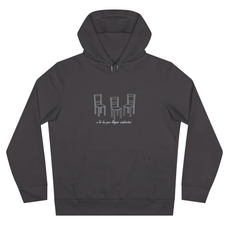 Sudadera con capucha King - Gris asfalto - Cadiretes