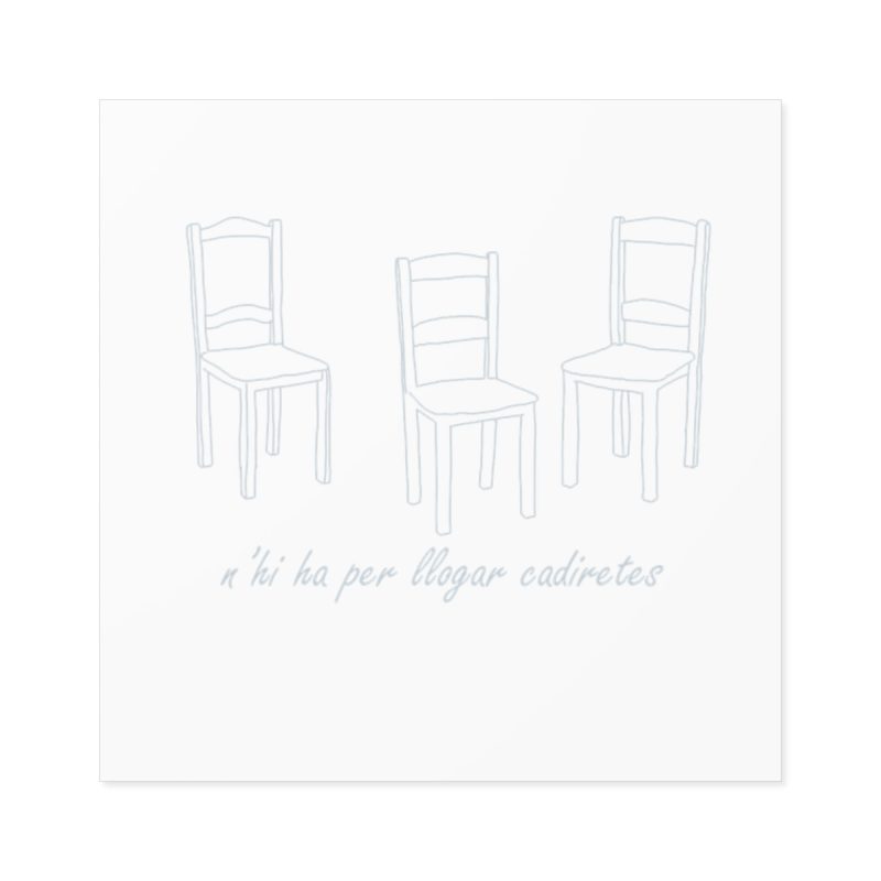 Pegatinas laminadas cuadradas - Cadiretes Pegatinas laminadas cuadradas - Cadiretes