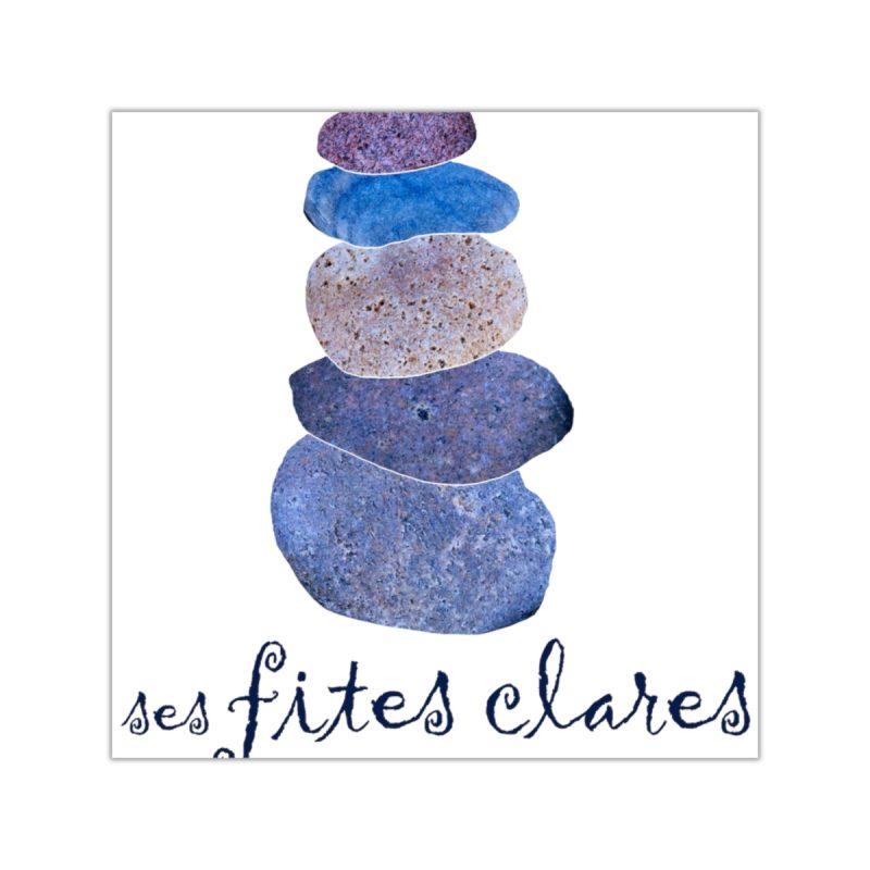 Pegatinas de vinilo cuadradas - Ses fites clares Pegatinas de vinilo cuadradas - Ses fites clares