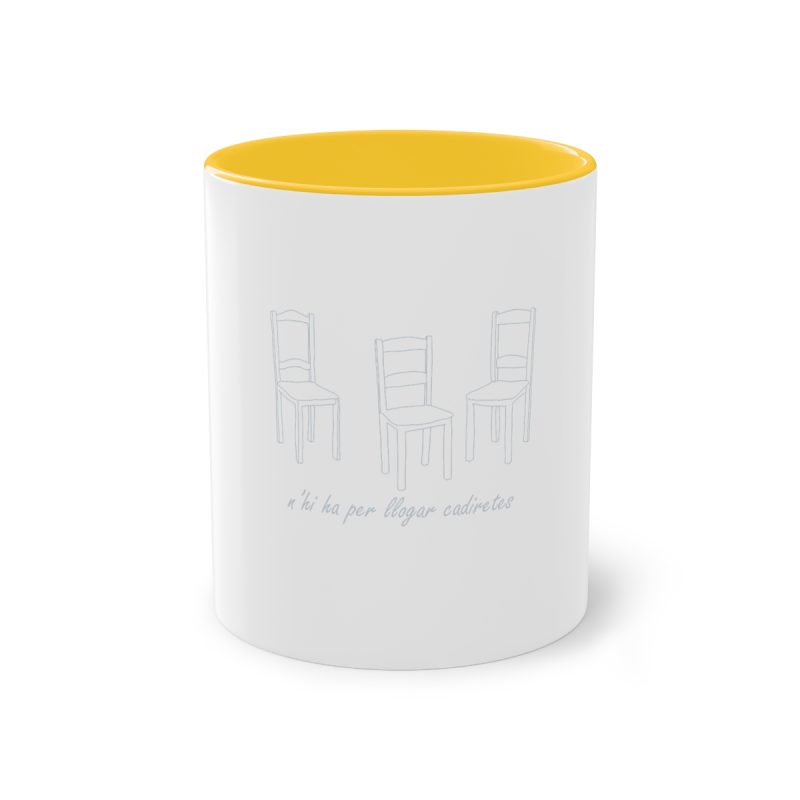 Taza bicolor - Amarillo dorado - Cadiretes