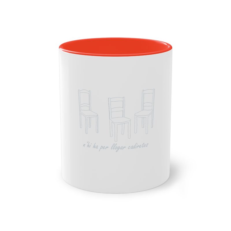 Taza bicolor - Rojo - Cadiretes
